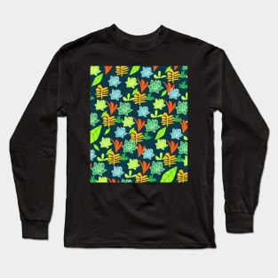 Cheerful plants Long Sleeve T-Shirt